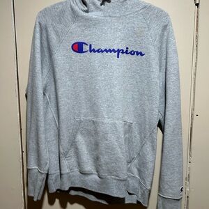 Grey champion hoodie